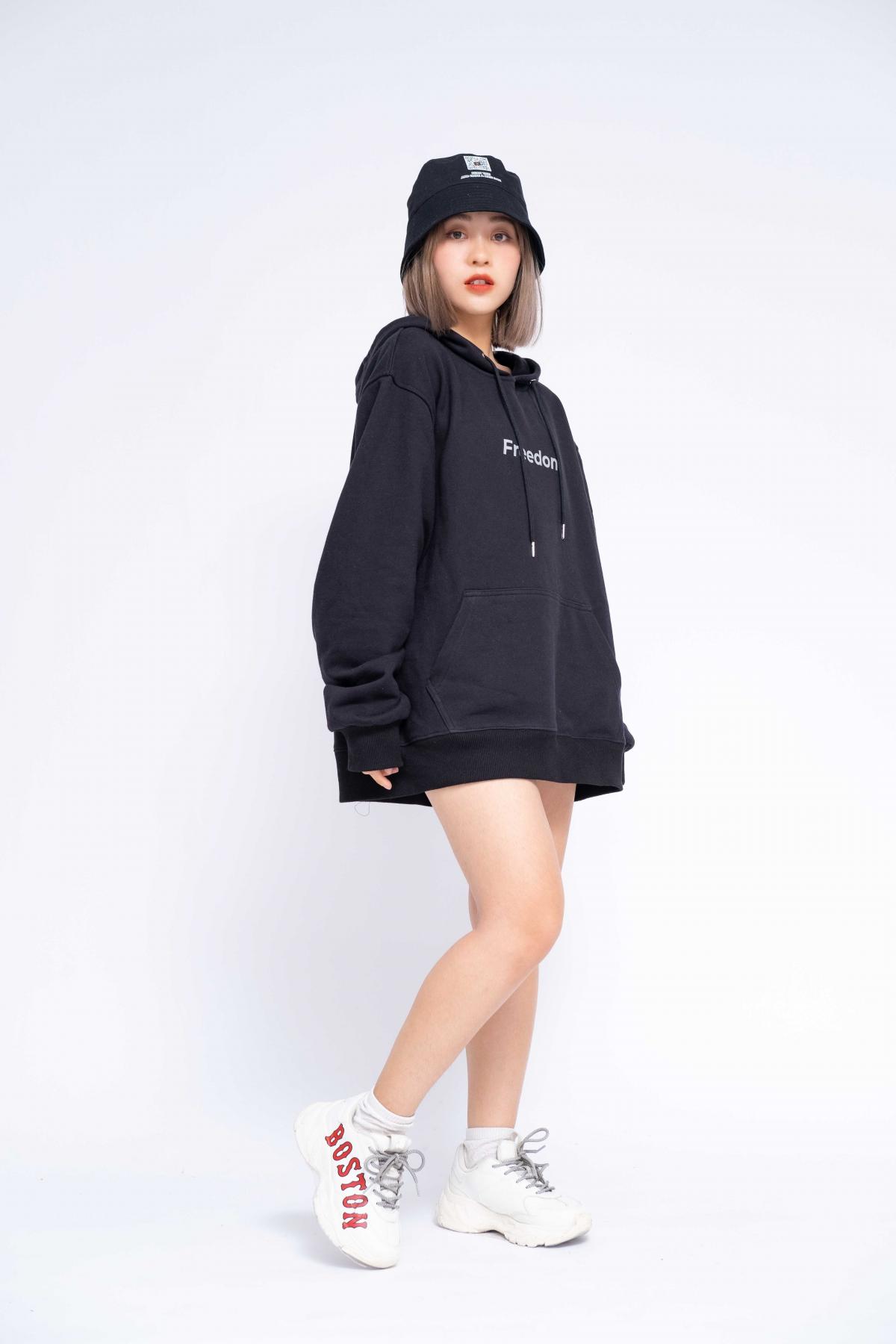 Áo Hoodie Oversized Nữ Freedom Reflection #2