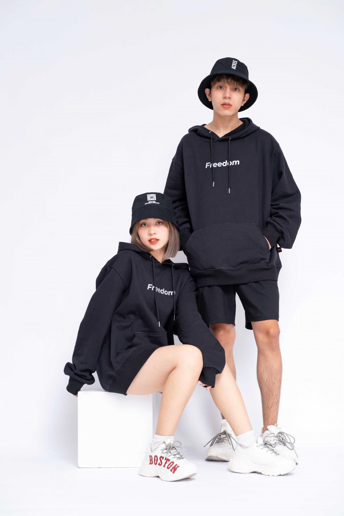 Áo Hoodie Oversized Nam Freedom Reflection #4