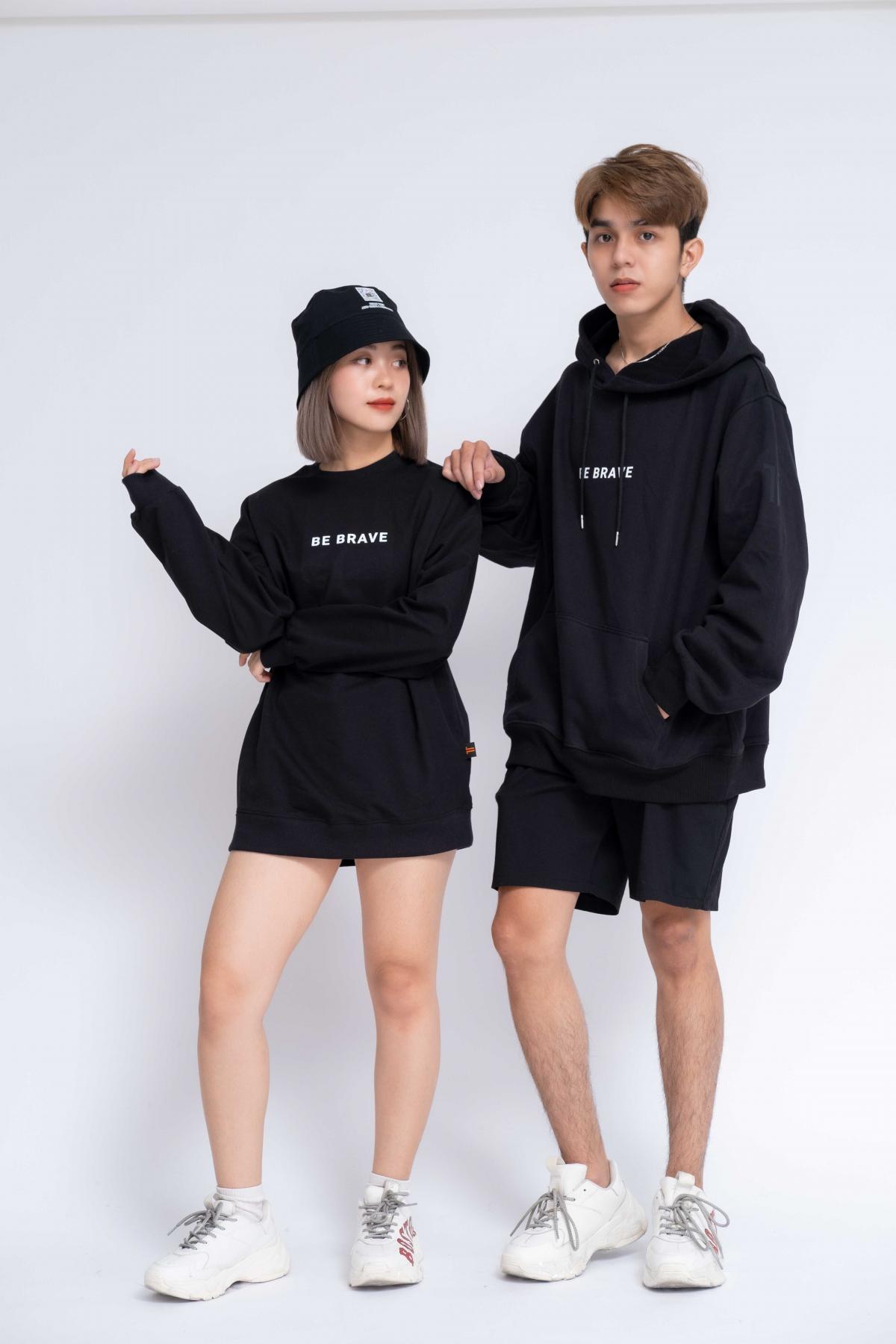 Áo Hoodie Oversized Nữ Be Brave #0