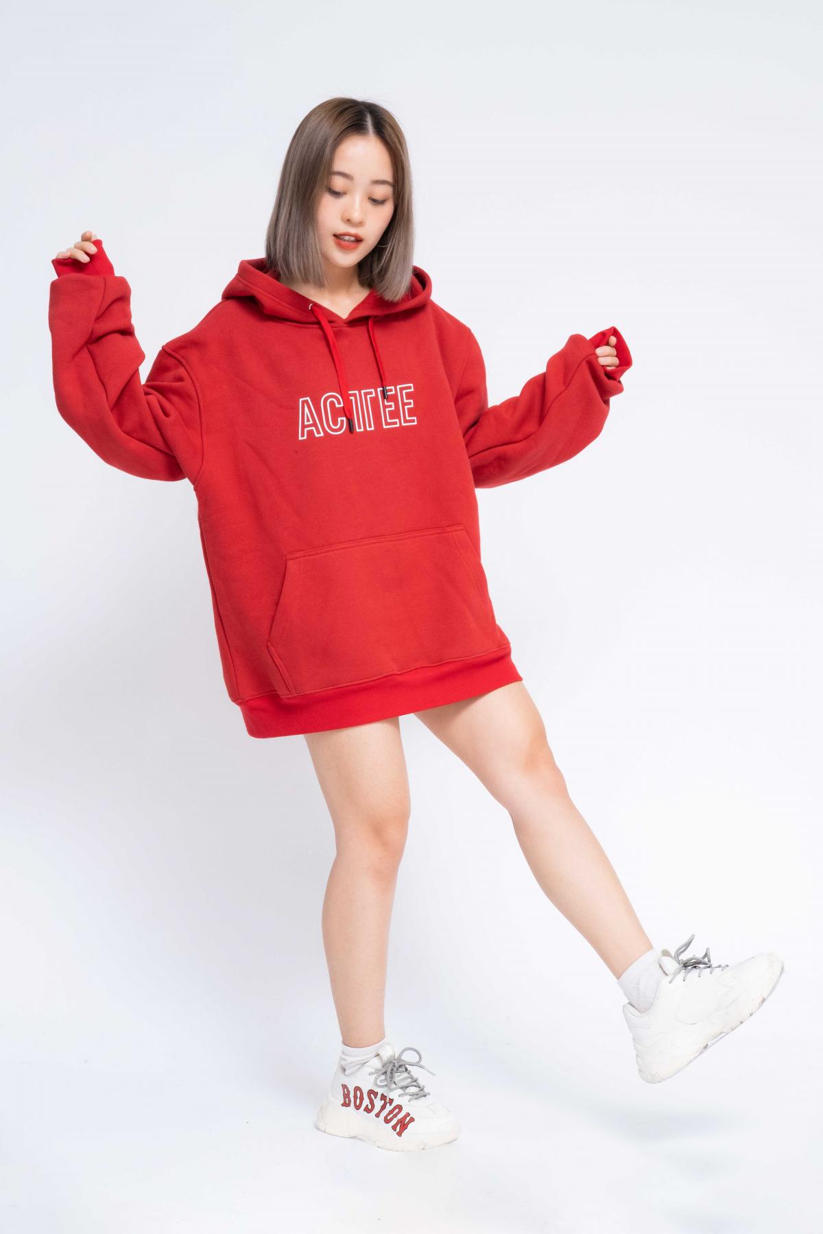 Áo Hoodie Oversized Nữ Acttee Line #0