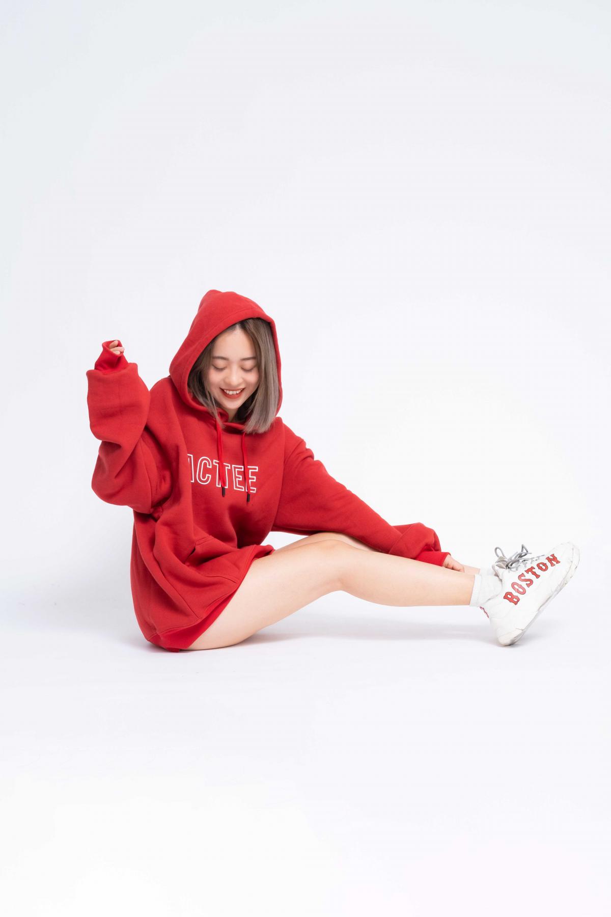 Áo Hoodie Oversized Nữ Acttee Line #3