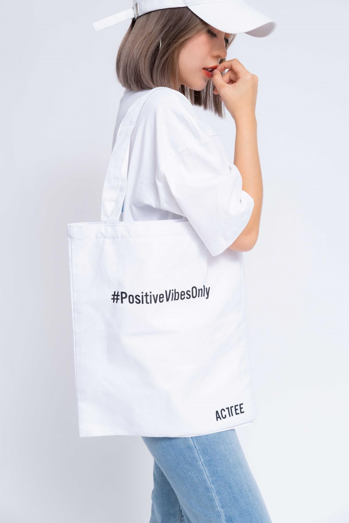 Túi Tote Positive Vibes Only #7