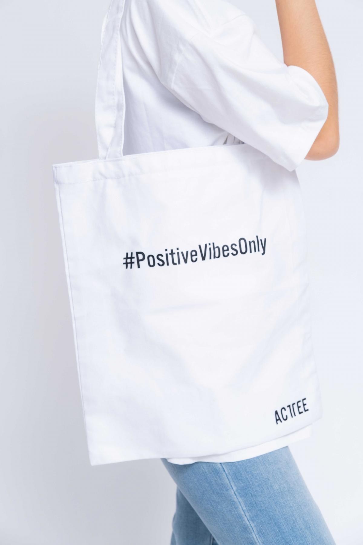 Túi Tote Positive Vibes Only #2