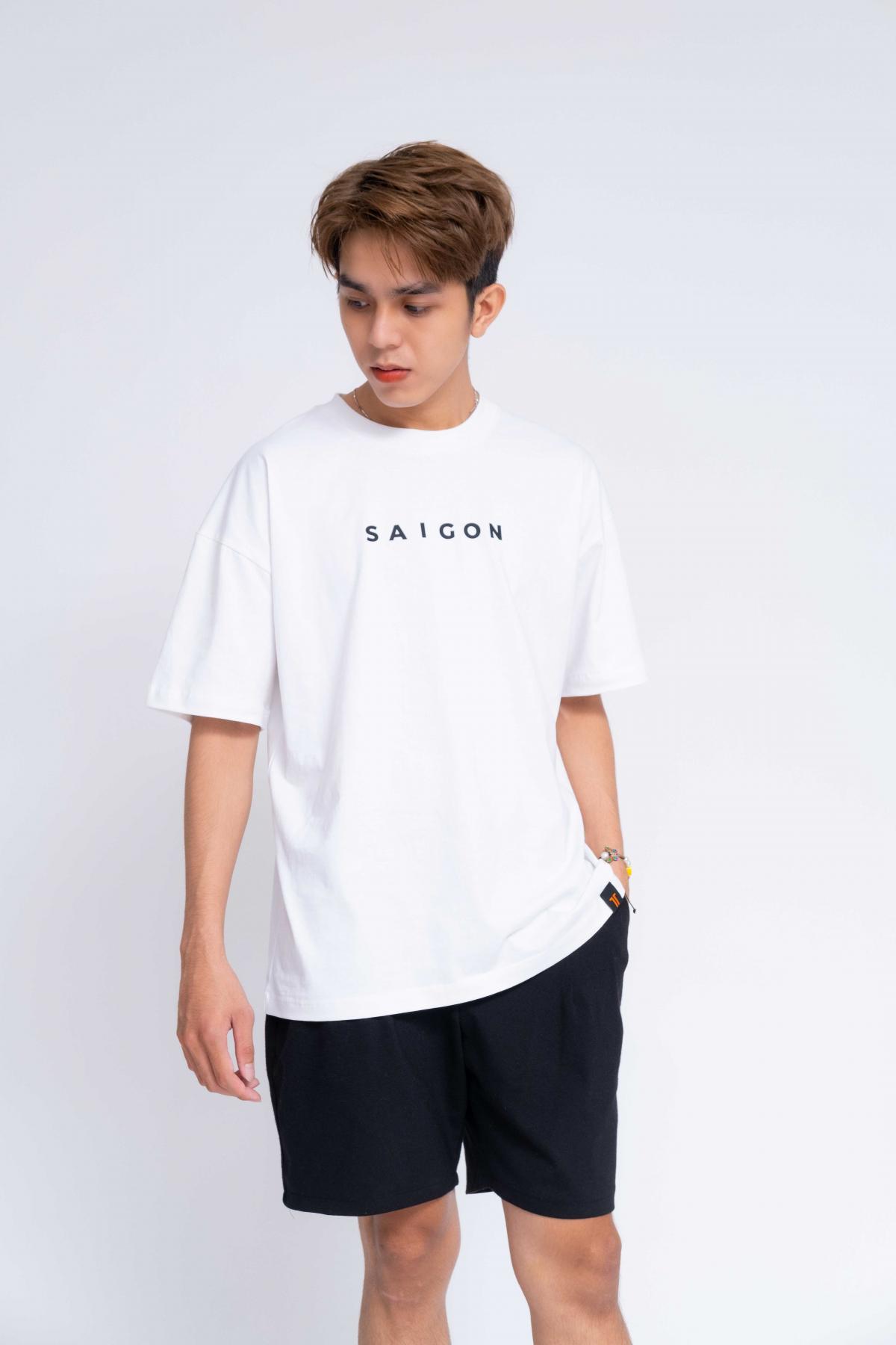 ACTTEE SAIGON LETTER OF VIETNAM OVERSIZED TEE WHITE #4