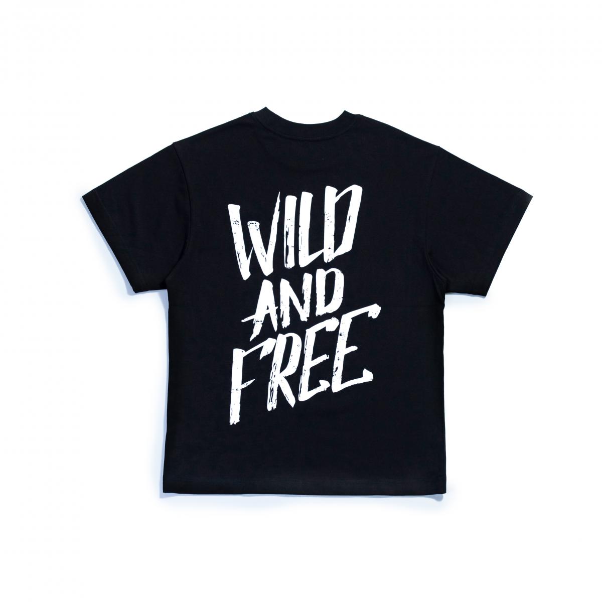 ACTTEE WILD AND FREE OVERSIZED TEE BLACK #1