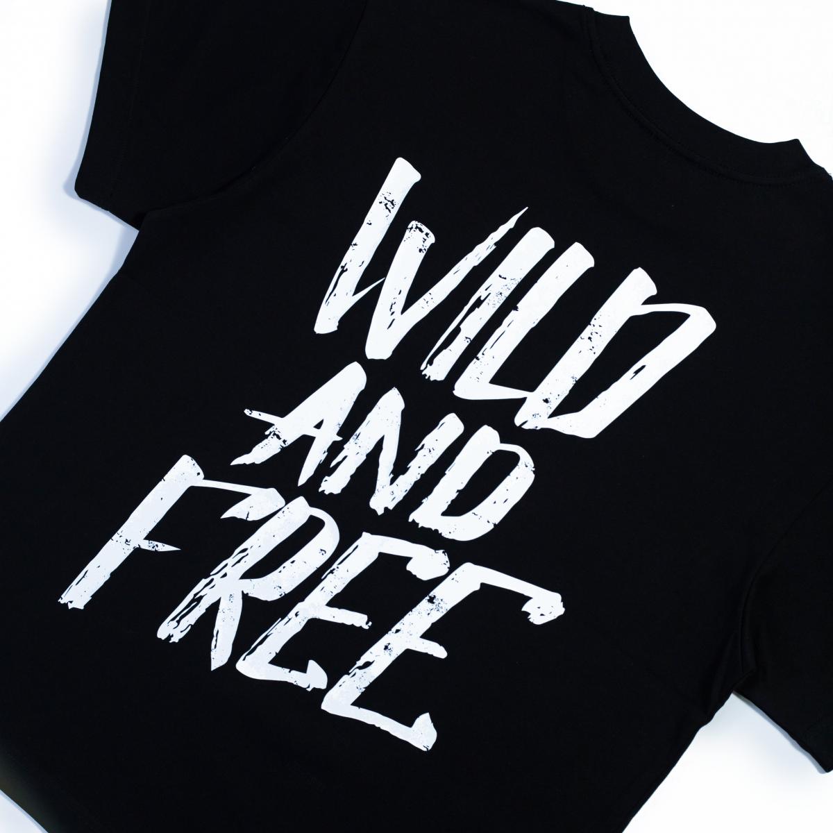 ACTTEE WILD AND FREE OVERSIZED TEE BLACK #3