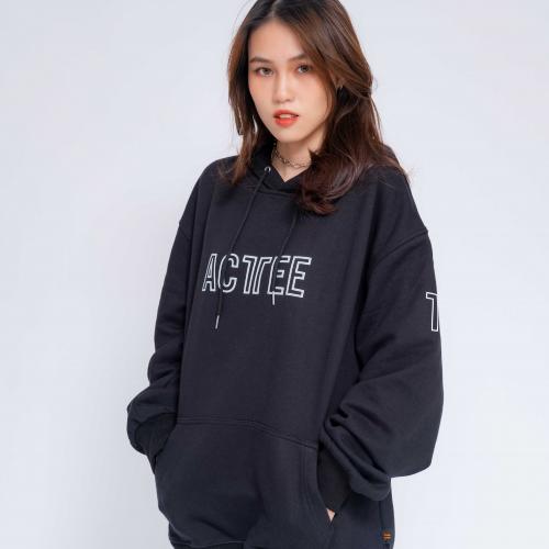 Áo Hoodie Oversized Nữ Acttee Line