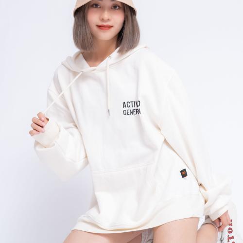 Áo Hoodie Oversized Nữ Activated Generation Big Icon