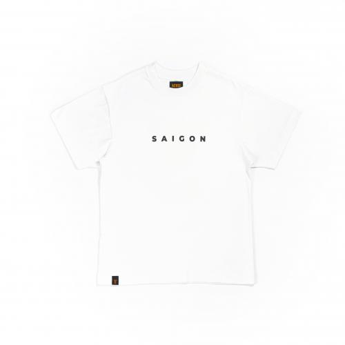 ACTTEE SAIGON LETTER OF VIETNAM OVERSIZED TEE WHITE