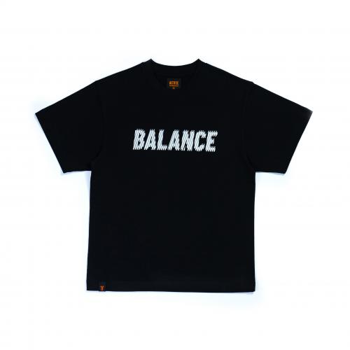 ACTTEE BALANCE OVERSIZED TEE BLACK